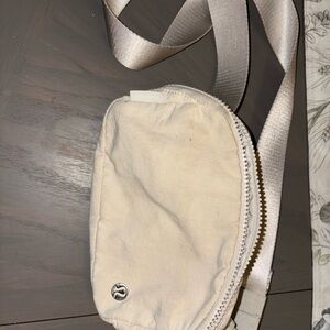 Lululemon Athletica Light Beige Crossbody Bag